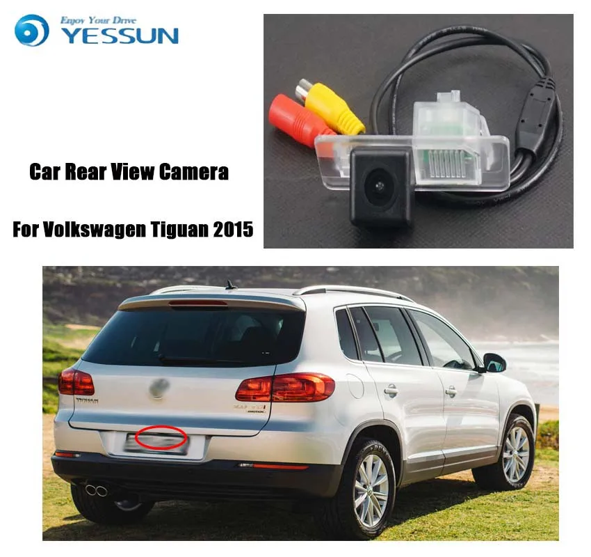 

YESSUN For Volkswagen Tiguan 2015 Car Rear View Back Up Reverse Parking high quality Camera Waterproof Night Vision HD