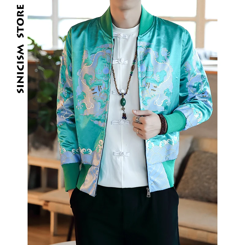 Sinicism Store Bomber Jackets Man 2019 Mens Streetwear Dragon Print Jackets And Coats Male Chinese Style Fahions Windbreaker Sinicism Store Bomber Jackets Man 2019 Mens Streetwear Dragon Print Jackets And Coats Male Chinese Style Fahions Windbreaker