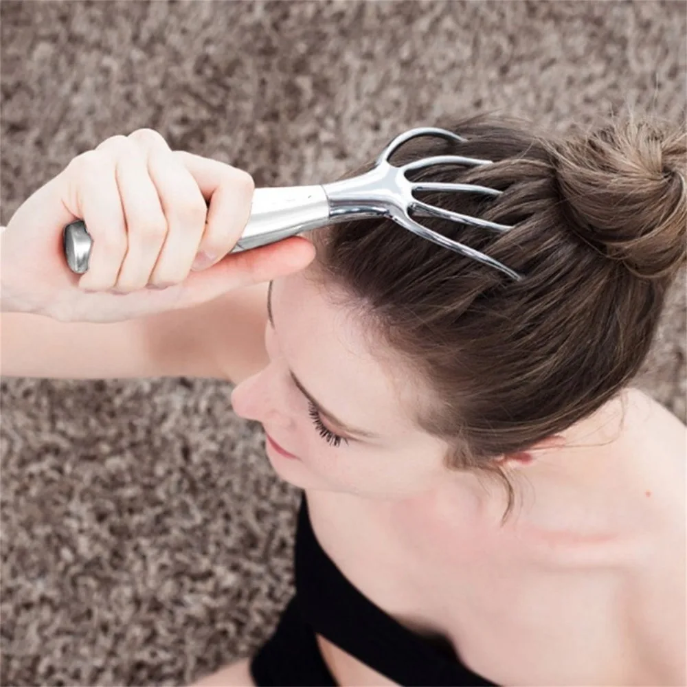 

Portable Electric Handle Handheld Head Massager Vibration Neck Shoulder Arm Body Stress Release Relax Hair Scalp Head Massager