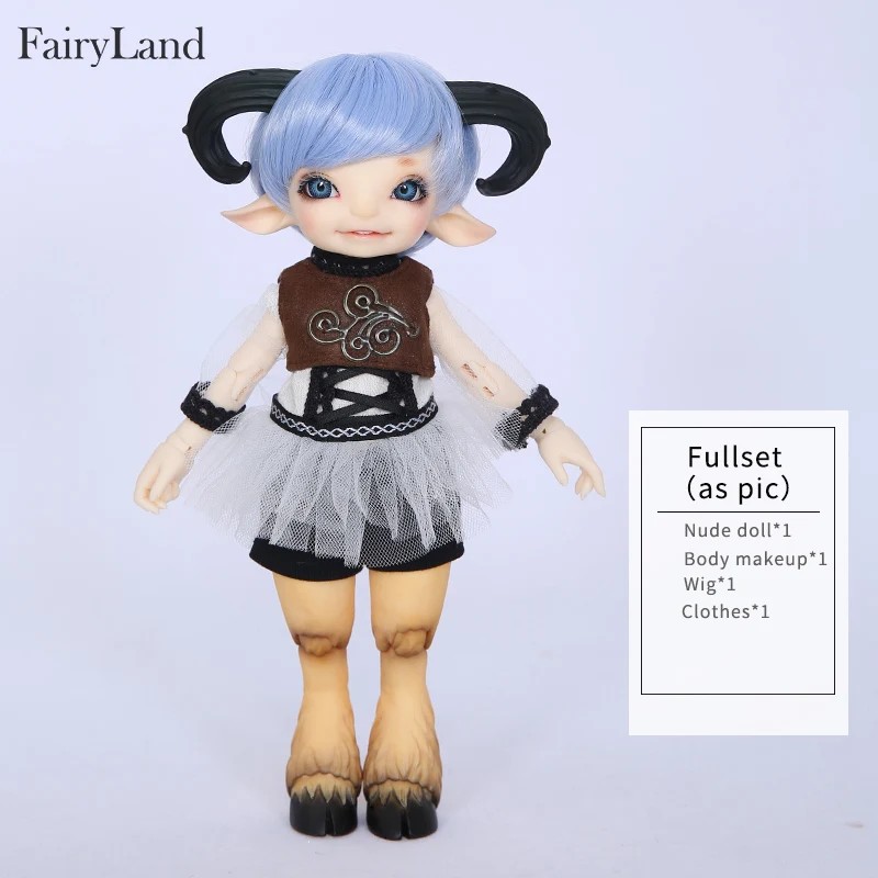 Oueneifs Fairyland RealFee Pano 1/7 sd bjd модель ЦУМ Детские куклы игрушки кукольный домик силиконовая смола Аниме мебель luodoll - Цвет: Full set in NS aspic