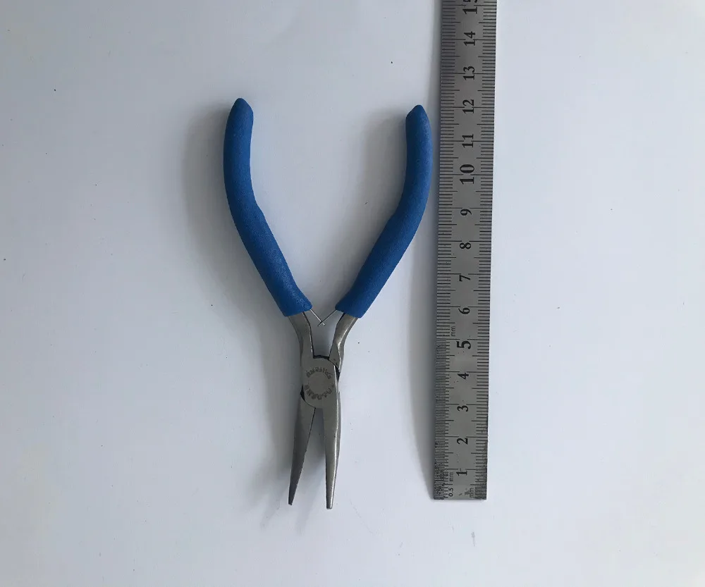 Стальная Круглая Плоская игла изогнутая для ювелирных изделий Goldmeth|pliers for