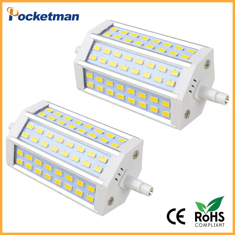

R7S LED 35W 30W 25W 15W 78mm 118mm 135mm Lamp Horizontal Plug Light LED R7S SMD5730 R7S LED Lights Bulb Halogen Floodlight zk35