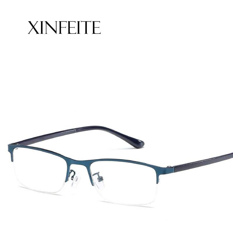 

Xinfeite reading glasses New fashion metal half frame gradient prevent fatigue for old men and women X5