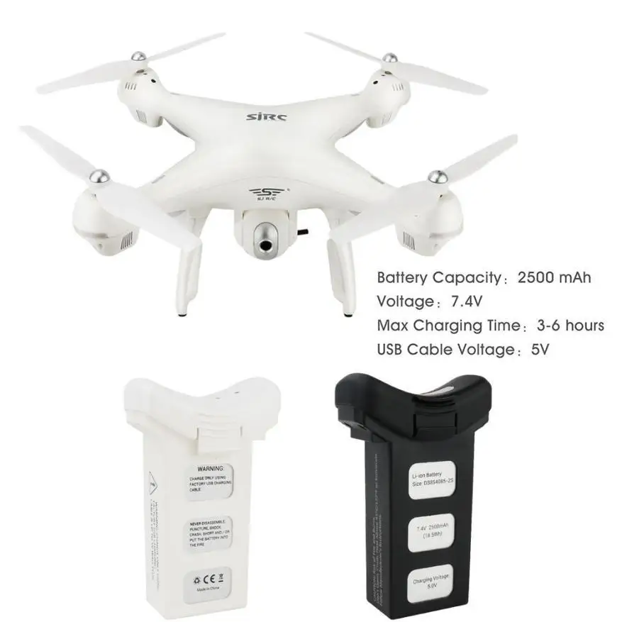LeadingStar 7.4V 2500mAh Intelligent Lipo Battery for SJ/RC S70W Holy Stone HS100 Dorne Quadcopter | Игрушки и хобби