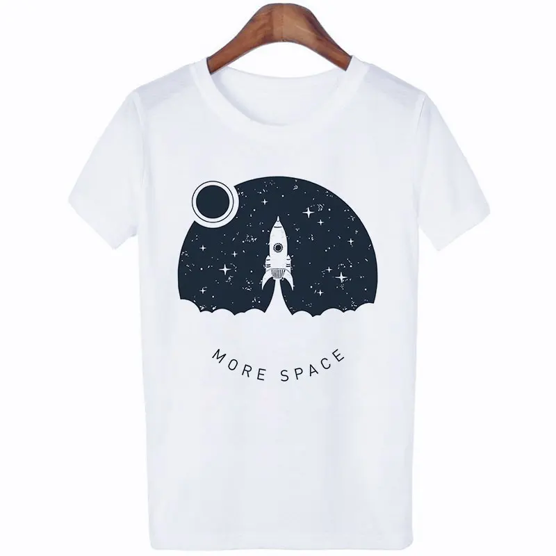 Vintage Vogue Whale Tail Printed Gothic Tshirt Cosmic Belief Harajuku Summer Tops T Shirt Women Vintage Streetwear Vegan T-shirt - Цвет: 1339