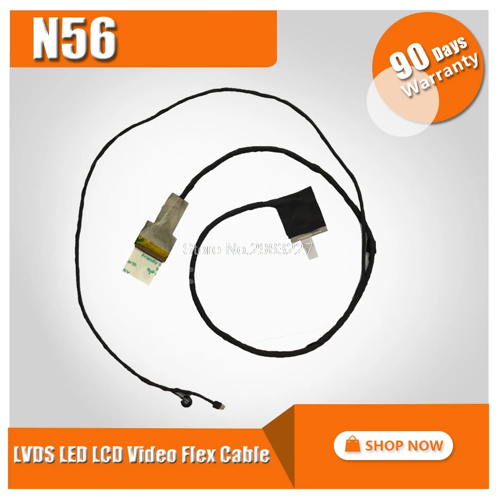 

1920*1080 For ASUS Laptop Screen LVDS LED LCD Video Flex Cable fit N56 N56V N56VM N56D N56J N56JR N56DP N56VB N56VV N56VZ