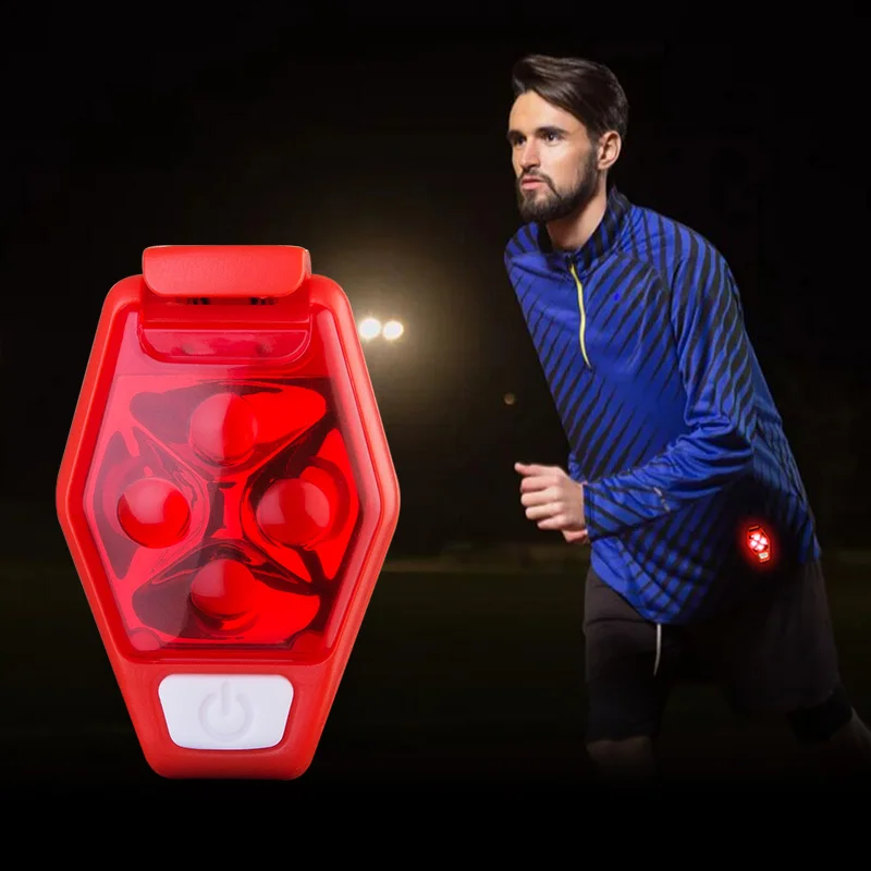 Excellent AONIJIE 4077 IPX4 Waterproof Night Running LED Safety Light With Clip Strobe Lamp For Runner Jogger Dog Collar Bicycle Rider 5