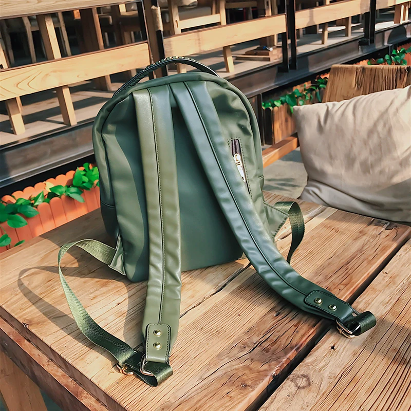 JANESPRI School Backpack for Teenage Girl Mochila Feminina Escolar Women Backpacks Nylon Waterproof Casual Laptop Bagpack Female (33)