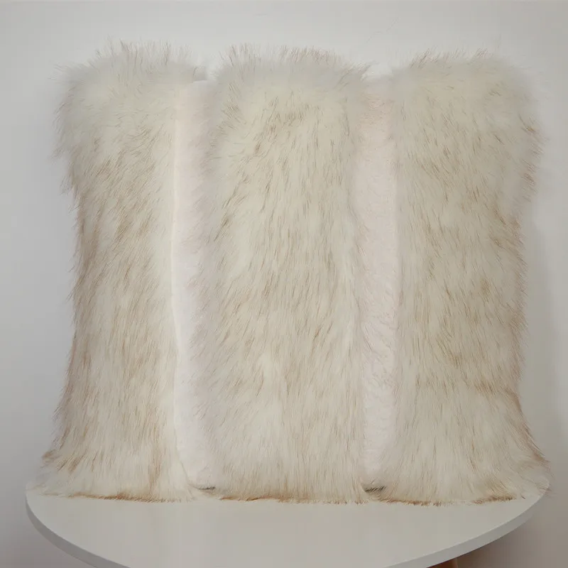 

Plush Sofa Cushion Cover, Fur, Wool, Double Soft, Luxury, Bed, Car, Home Room, Decoration, New, Wholesale, FG1068