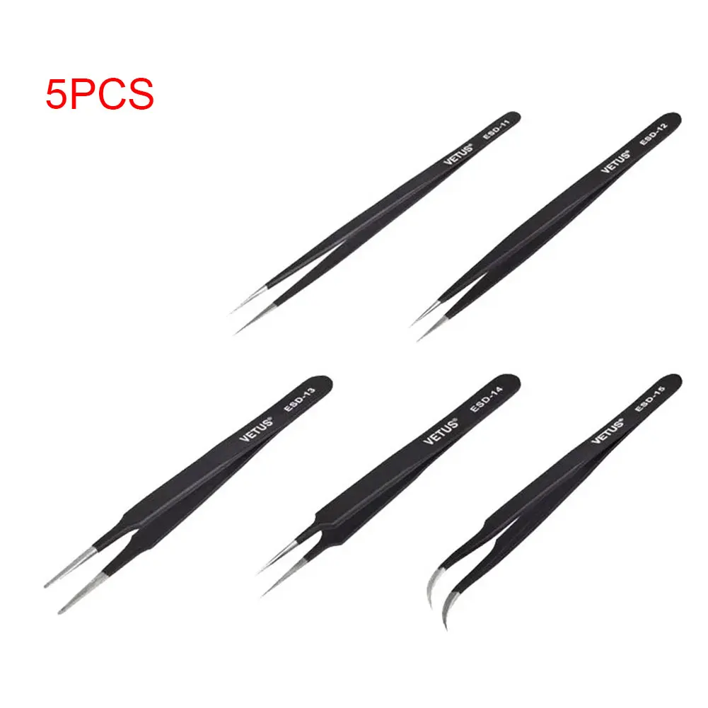 

5x Eyelash Extension Tweezers for Russian 3D 6D Volume Lash Extensions Set Tool