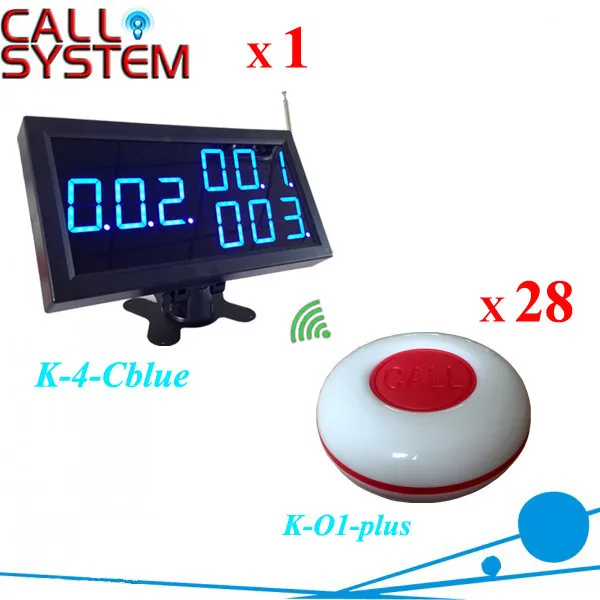 K-4-Cblue+O1-plus-R 1+28 Service bell pager system