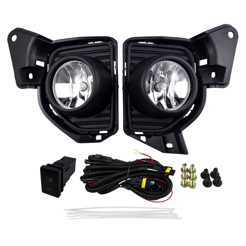 

Car Accessories Fog Light Assembly Socket Styling For Toyota Hiace 2014 Yellow 4300K 55W Halogen Bulb Super Bright Lamp Source