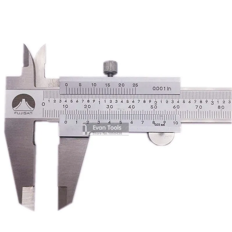 FUJISAN штангенциркуль " 0-150 мм/0,02 мм 1/1000in датчик из нержавеющей стали микрометр измерительные инструменты