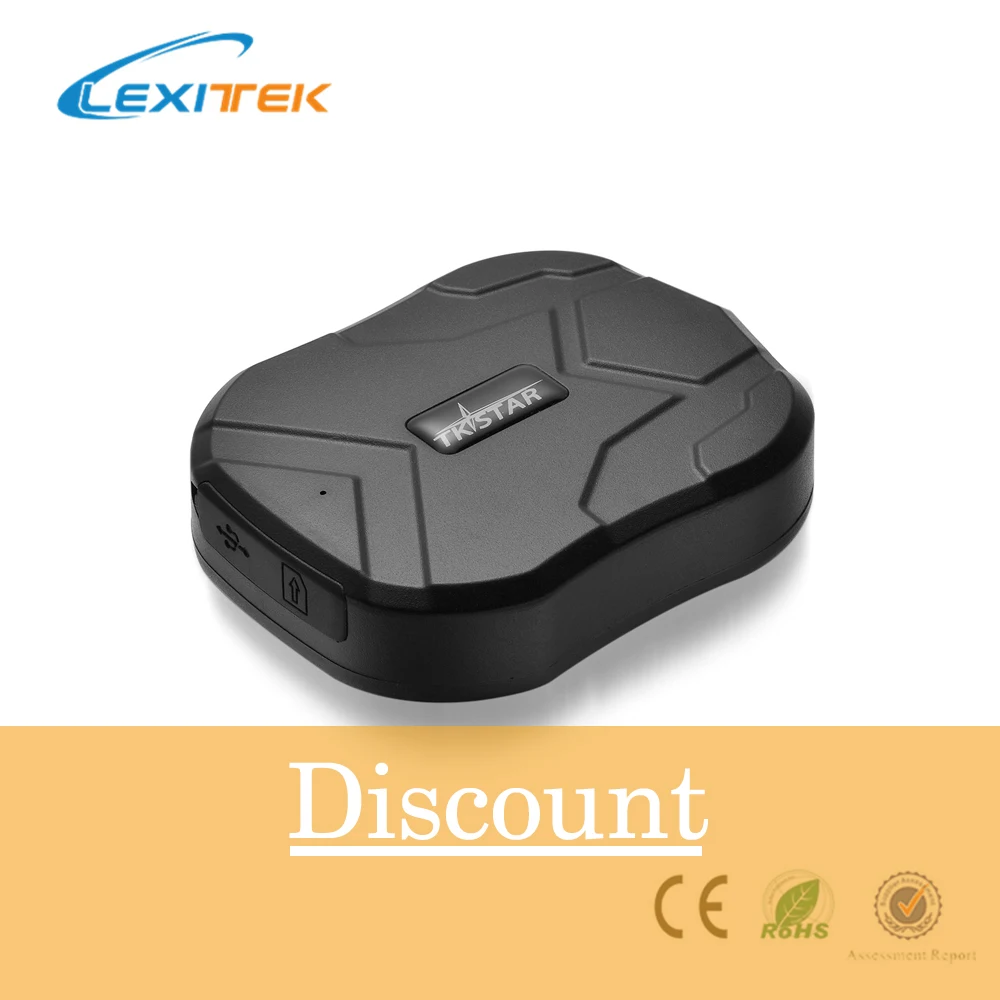 Lexitek TKSTAR TK905 TK905B GPS трекер локатор для автомобиля Google Map 5000 мАч длительный срок