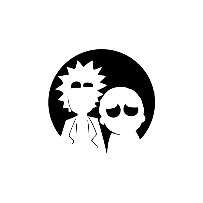 Free Free 73 Rick And Morty Svg Black And White SVG PNG EPS DXF File