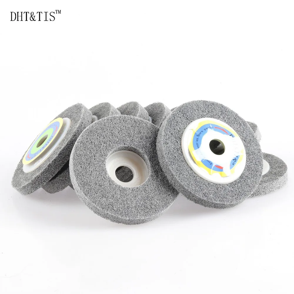 Диск шлифовальный нейлоновый DHT & TIS 10 шт. 100*12*16 мм 7P 180 #|flap wheel|grinding discdisc grinding |