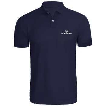 

Mens US Air Force Wing Classic Military Polo Shirts