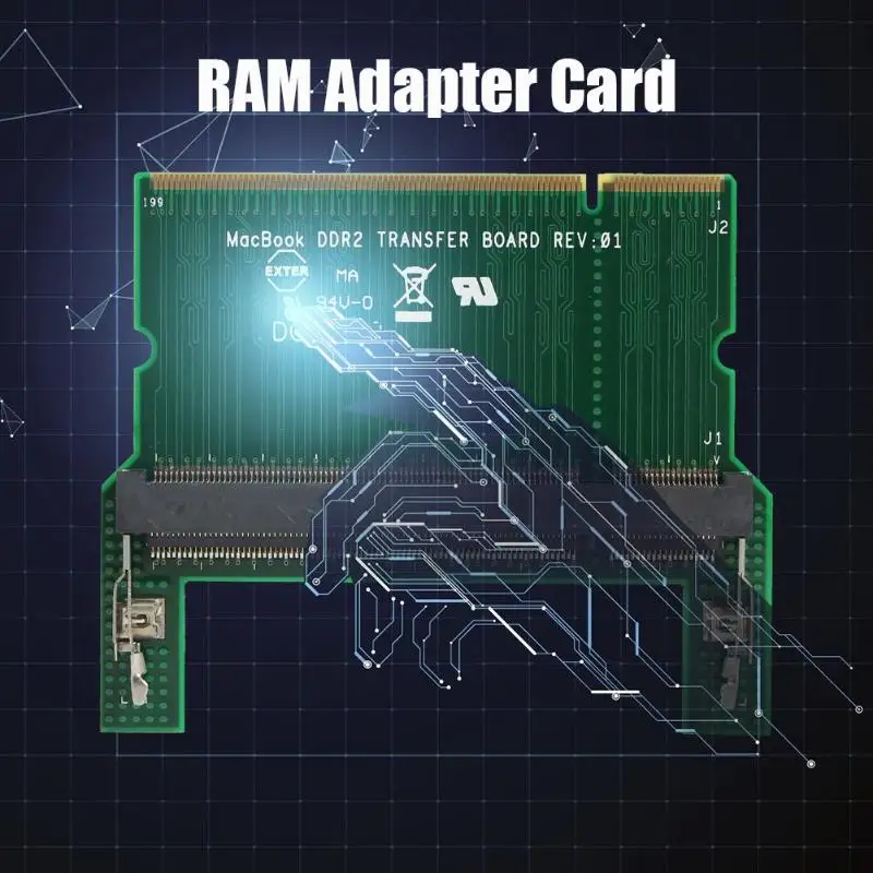 VODOOL DDR2/DDR3 ноутбука так DIMM для рабочего стола DIMM адаптера памяти адаптер RAM карты, комлпектующие компьютера аксессуара расширительные платы