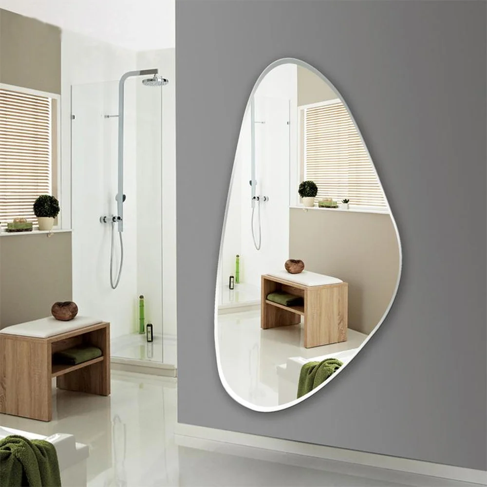 Us 205 99 Frameless Fitting Mirror Bedroom Decoration Mirror Wall Hanging Full Length Mirror Entrance Floor Mirror Wx8231137 In Bath Mirrors From