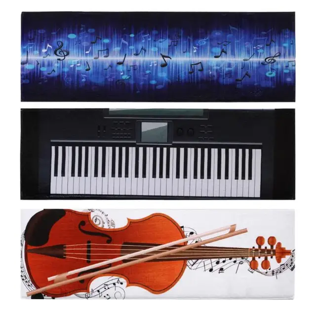 Modern Piano Keys Musical Note Bathroom Carpet Non Slip Bath Mats 40 Modern Piano Keys Musical Note Bathroom Carpet Non Slip Bath Mats 40 120cm Rug