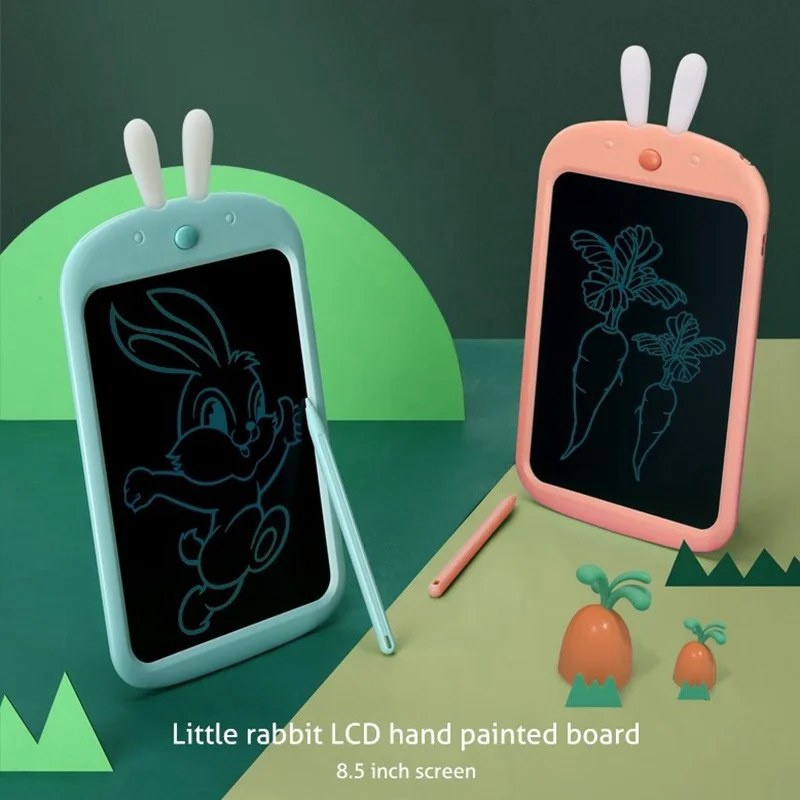 

Beiens 8.5inch Drawing Toys Portable Writing Drawing Tablets Soft Rubber Children Early Educational Toy Kids Drawing Board gift