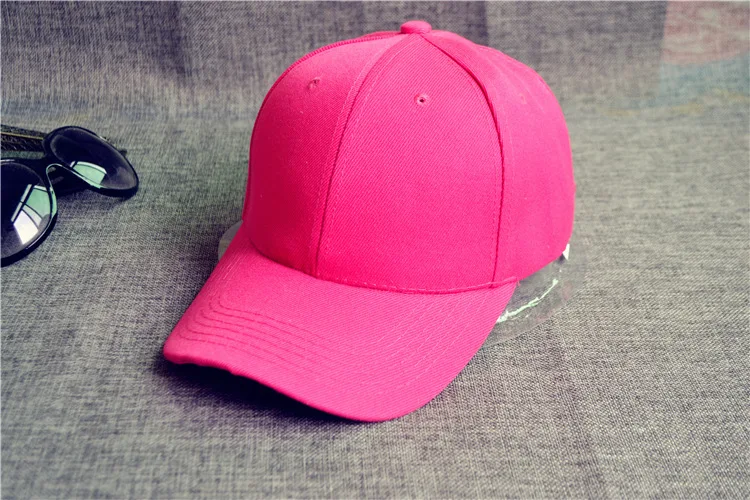 Новое поступление M(53-58 см) разноцветная МУЖСКАЯ ТЕННИСНАЯ Кепка нейтральная Женская бейсбольная шапка Спортивная Кепка Открытый Туризм походы кемпинг - Цвет: rose Red