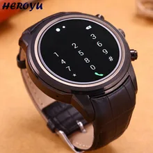 Neue herzfrequenz Smart Uhr Für 3G Android WCDMA WiFi Bluetooth SmartWatch GPS 1,4 “AMOLED PK Huawei Uhr & K18 KW88 No. 1 D5