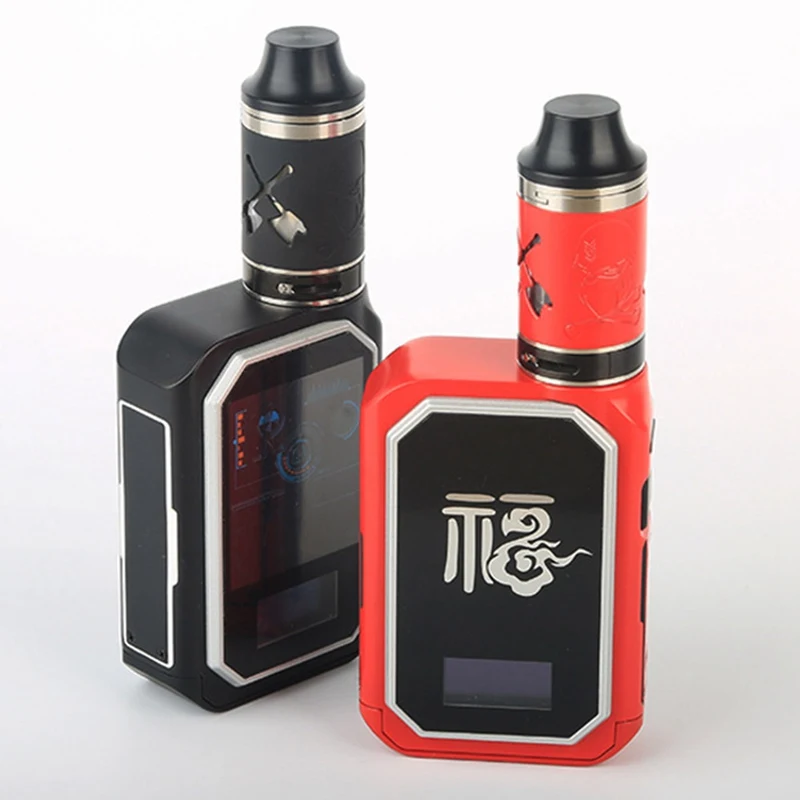 

220W Electronic E Cigarette Kit 510 Thread 3.5ml Capacity 4600mAh Battery Quad Core Temperature Control System Box Vape