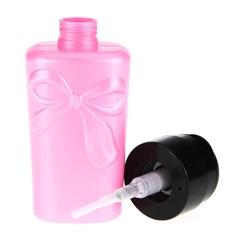 230ML Empty Pump Liquid Alcohol Press Nail Polish Remover Cleaner