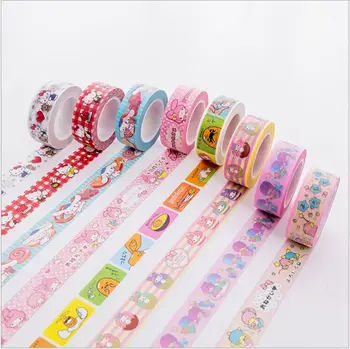 

15mm Little Twin Stars Cinnamoroll My Melody Kitty Gudetama Decoration Washi Tape DIY Planner Diary Scrapbooking Masking Tape