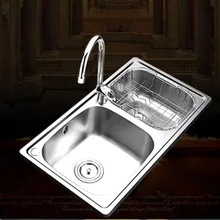 Раковина для раковины, Толстая двойная посылка, кухонная раковина из 304 нержавеющей стали, раковина для бассейна Tao Taopen LU4257
