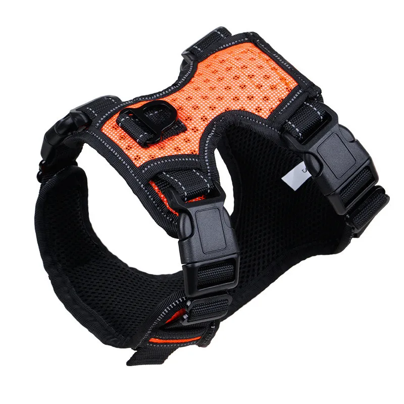 New Cloth Dog Harnesses Comfortable Breathable Explosion proof Punching