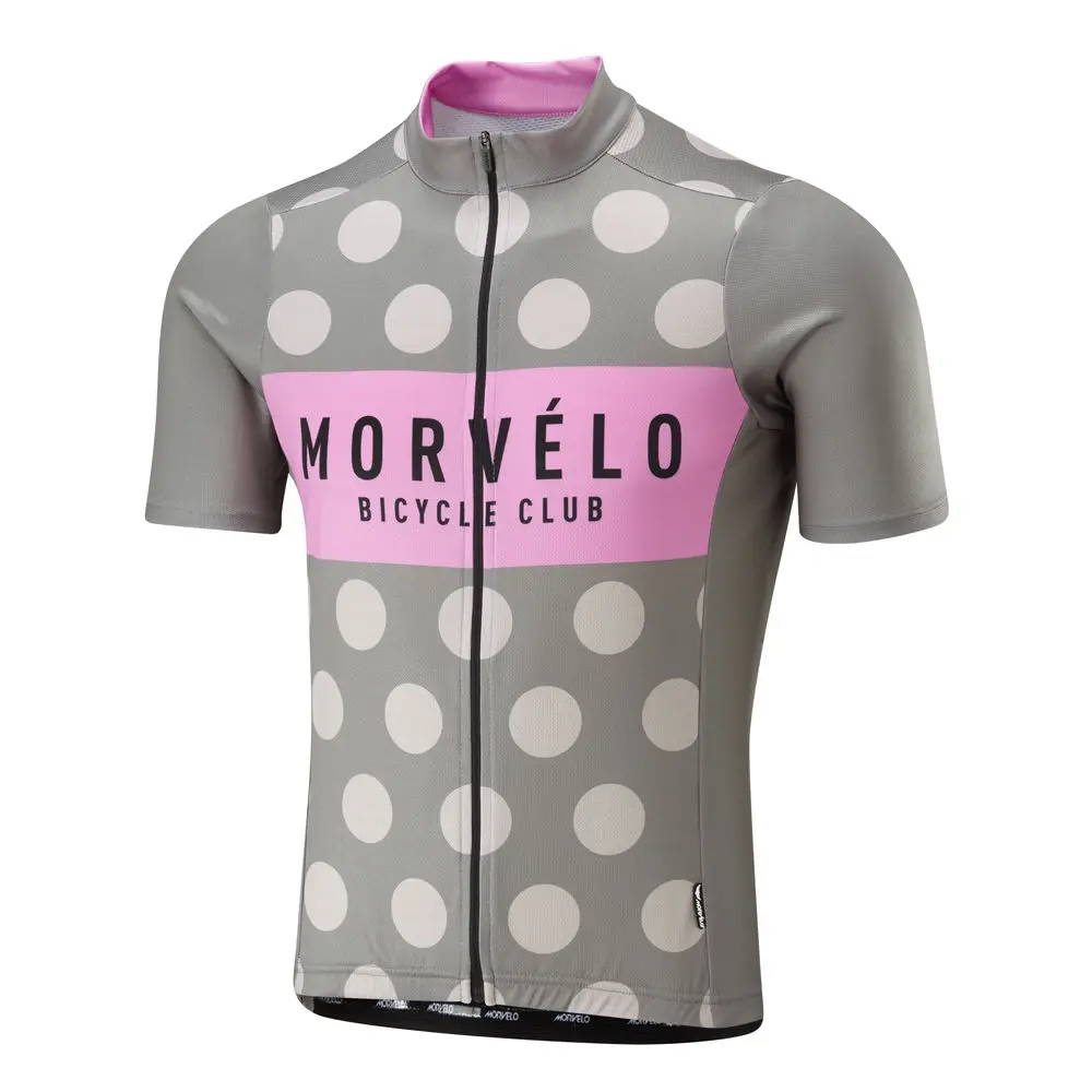 New Morvelo Men Cycling Jersey MTB bike short sleeve bicycle tops Breathable Outdoor Sportswear maillot ropa ciclismo - Color: as picture