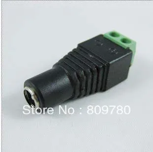 

200PCS D5.5mm*2.5mm Female Jack Connector Cable Plug CCTV Camera+ DHL Free shipping