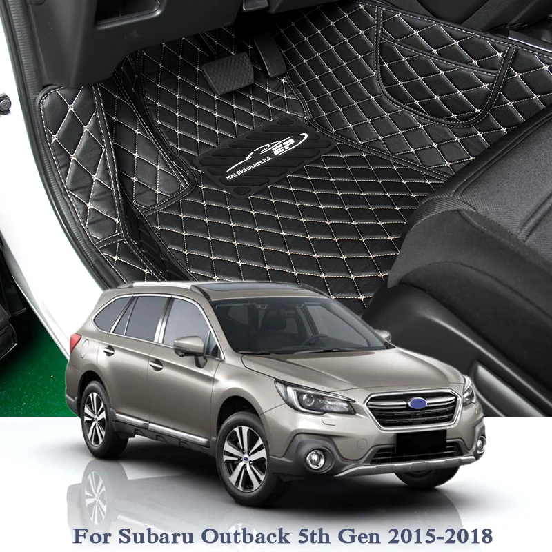 Car Styling Car Floor Mats For Subaru Outback 5th Gen 2015 2018 5Seats