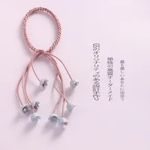 1 шт. веревка для волос для девочек маленькая Цветочная резинка связанные в узел волосы кольцо твист ручная головка пинцета веревочная лента резиновая лента G0409