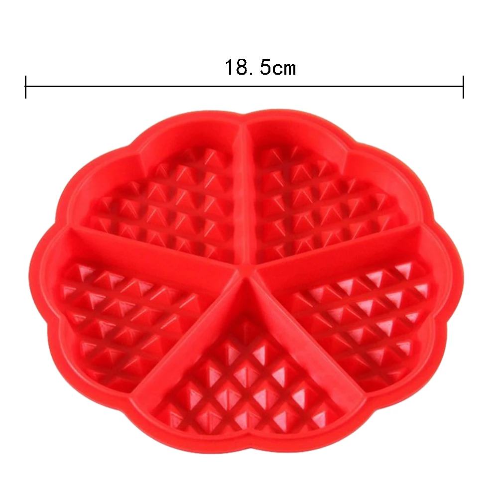 18,5*28,5 см Силиконовая, для вафель Форма для маффинов форма для торта DIY4 даже прямоугольные безопасные нетоксичные Инструменты для здоровья форма для вафель