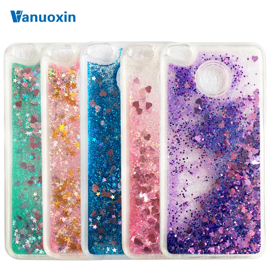 Vanuoxin coque Xiaomi Redmi 4x caso Fundas para Xiaomi Redmi 4x Pro caso líquido brillo dinámica suave TPU teléfono caso
