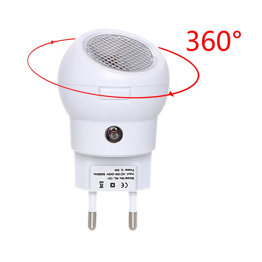  iTimo Atmosphere LED Night Light 360 Manual Rotation Bedroom Lamp EU Plug Novelty Lamp Convenience  - 32799430807