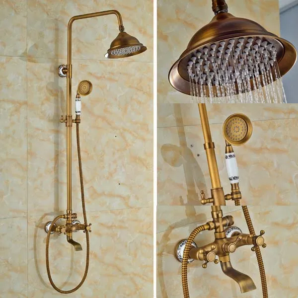 New Shower Set Antique Br Round Bathroom Faucet Round Br Bathroom Shower Faucet