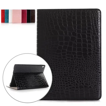 

Fashion Crocodile Pattern PU Leather Case for APPLE IPad Pro 9.7 Business Case for Ipad Pro 9.7 Flip Stand Cover Pink Black