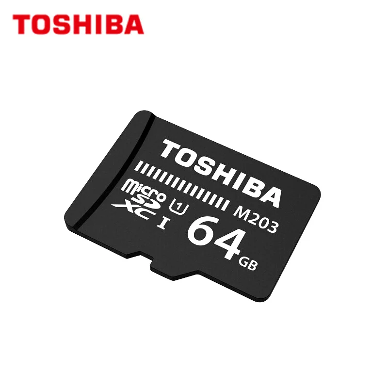 Original TOSHIBA Flash Card M203 100MB/s Micro SD Card UHS-I 16GB 32GB SDHC 64GB 128GB SDXC U1 C10 Full HD TF Card For Android