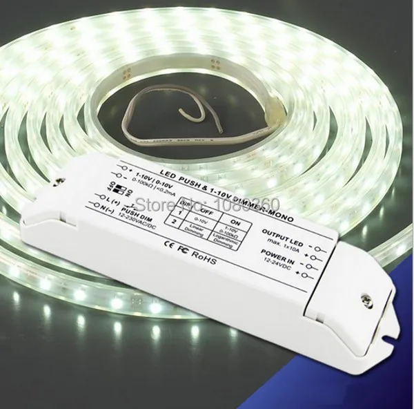 10A*1CH LED Dimmer fluorescent lamp dimmer 0/1 10v LED strip dimming