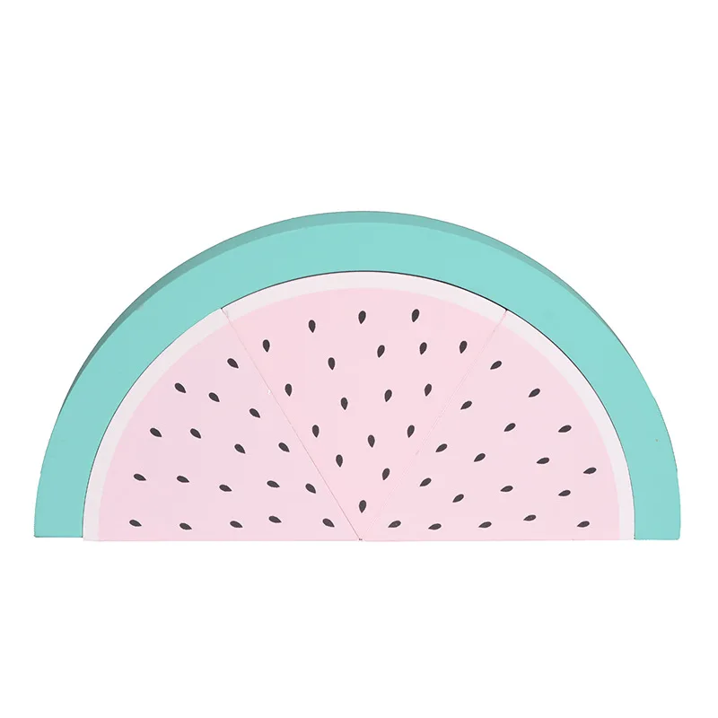 Nordic Creative Cool Watermelon Wooden Ornaments Building Block Children's Educational Toys Furniture Office Desktop Decor Gifts Nordic Creative Cool Watermelon Wooden Ornaments Building Block Children's Educational Toys Furniture Office Desktop Decor Gifts