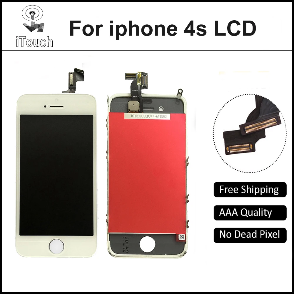 Hot Sale Grade AAA Quality Front Screen LCD For iPhone 4s Display With Digitizer Touch Screen
