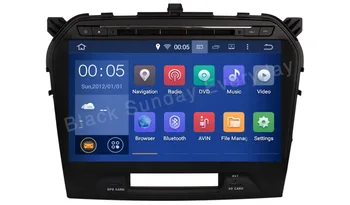 

FREE GIFTS Quad Core Android Fit SUZUKI Vitara 2015 2016 2017 Car DVD Player GPS Radio Navigation multimedia GPS Radio DVD PC