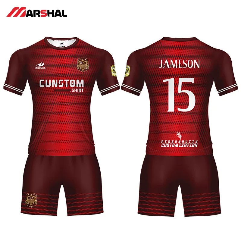 

Personalized Design Soccer Uniforms For Club Football Kits Jerseys Uniforme Futebol WeaCustom Any Logo Numbers Camisa De Futebol