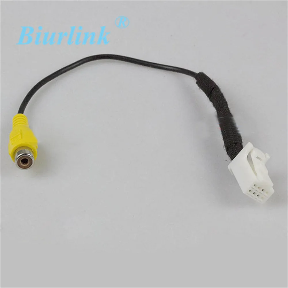 

Biurlink 8 Pin Plug DVD Back Up Reverse Camera RCA Input Cable Adapter for Subaru