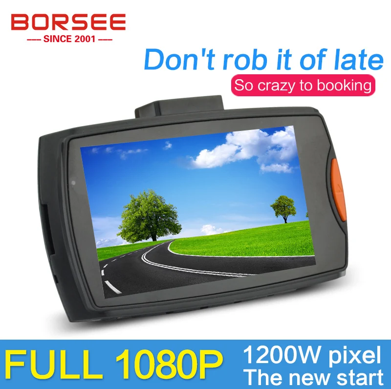 BORSEE Original R1 Car DVR 720P2.7&quot/2.4'' 105 Degree Wide Angle Camera Video Recorder Motion Detection Night Vision G-Sensor |