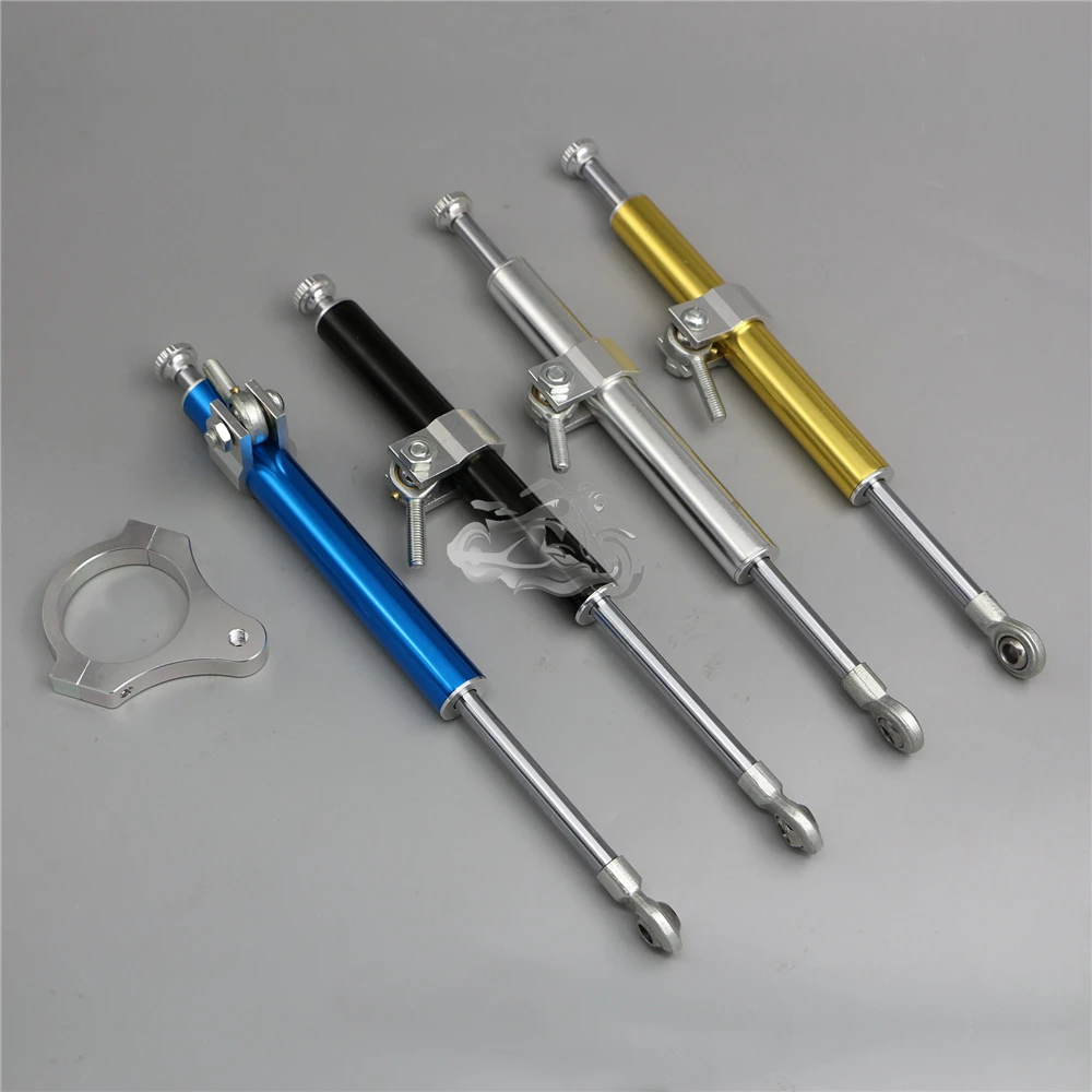 330MM CNC Steering Damper Motorcycle Stabilizer Linear Reversed Safety